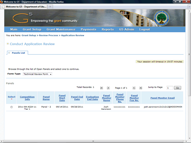 Screen image of this step