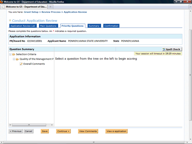 Screen image of this step