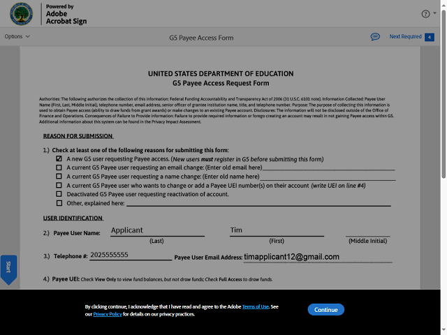 Screen image of this step