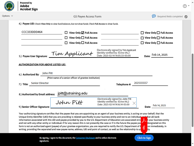 Screen image of this step