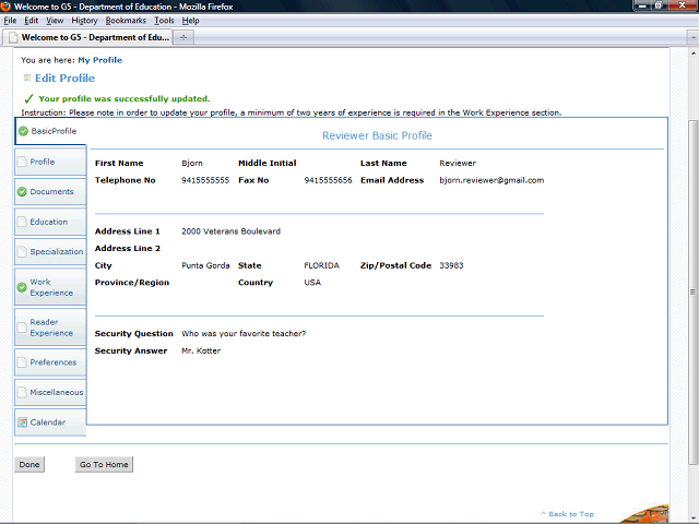 Screen image of this step