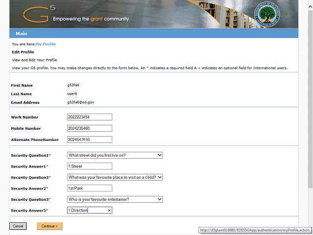 Screen image of this step