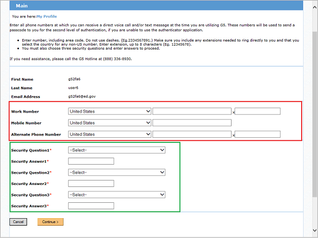 Screen image of this step