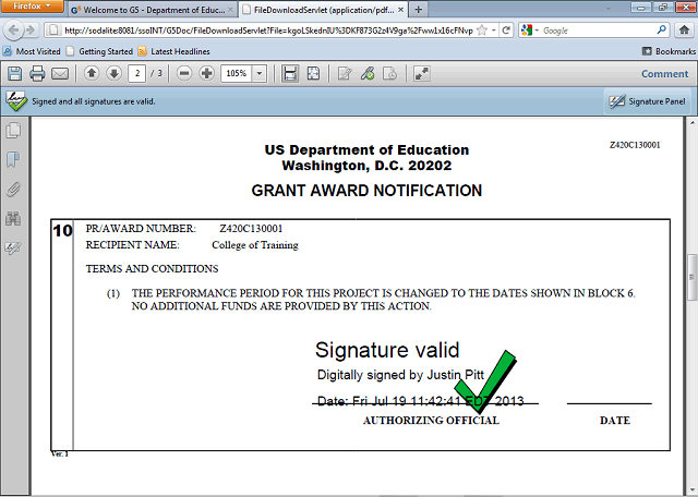 Screen image of this step
