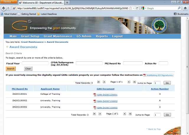 Screen image of this step