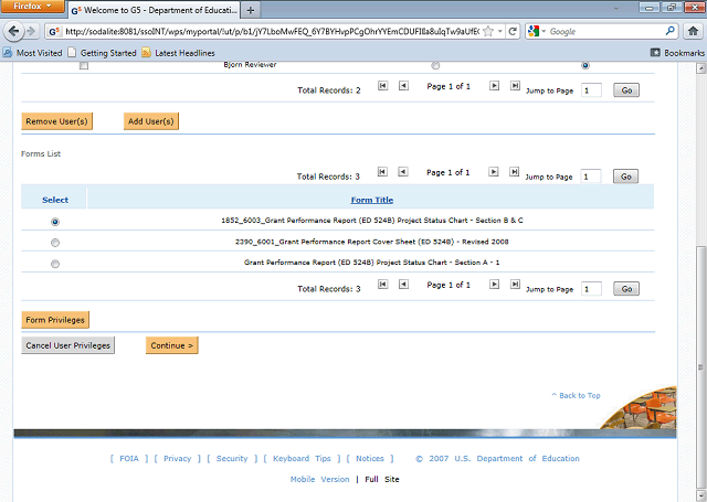 Screen image of this step