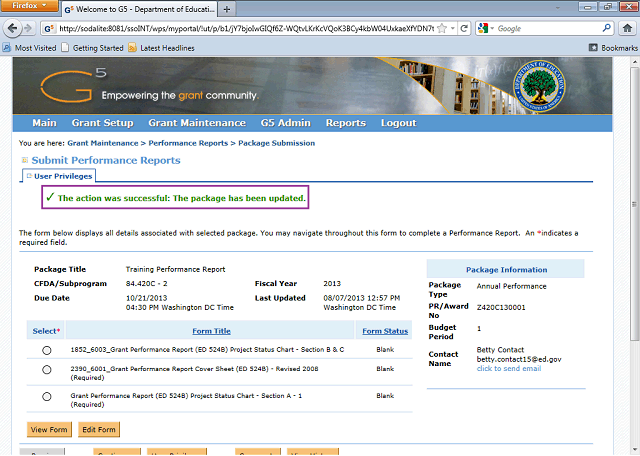 Screen image of this step