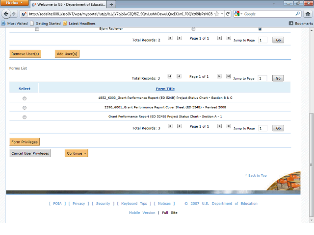 Screen image of this step