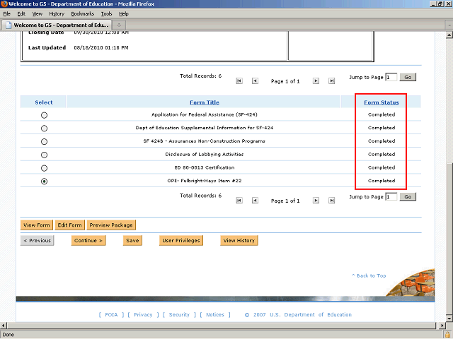 Screen image of this step