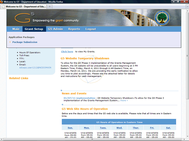 Screen image of this step