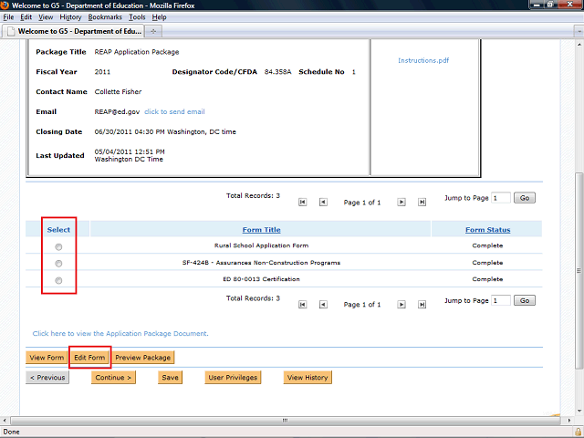 Screen image of this step Screen image of this step