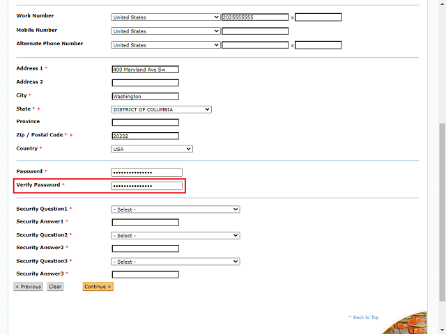 Screen image of this step