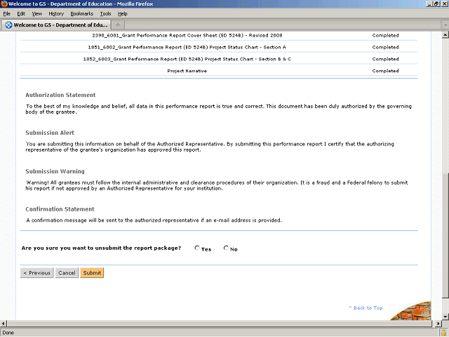 Screen image of this step