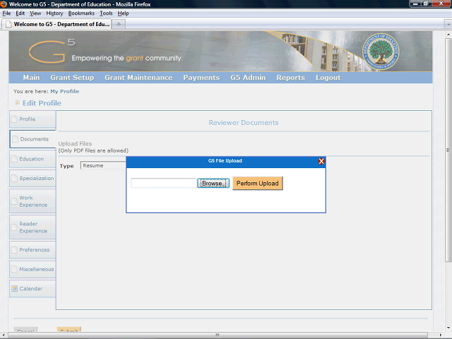 Screen image of this step