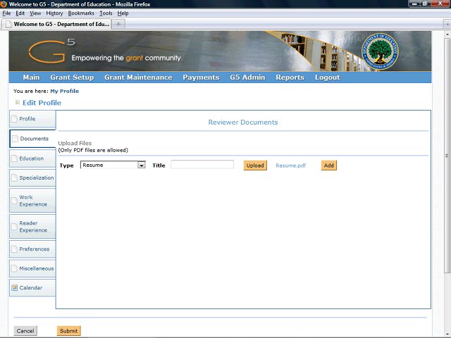 Screen image of this step