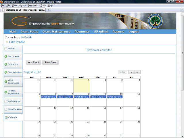 Screen image of this step