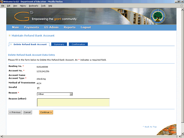 Screen image of this step