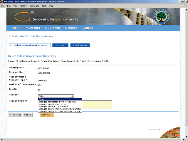 Screen image of this step