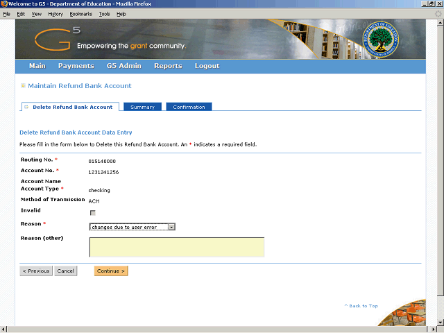 Screen image of this step