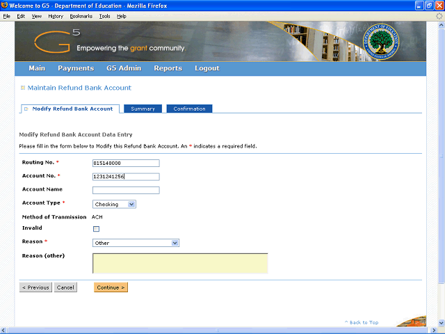 Screen image of this step