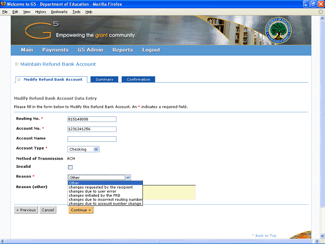 Screen image of this step