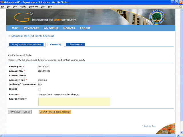 Screen image of this step