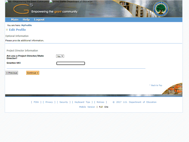 Screen image of this step