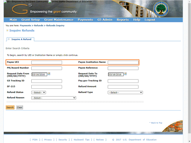 Screen image of this step