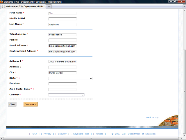 Screen image of this step