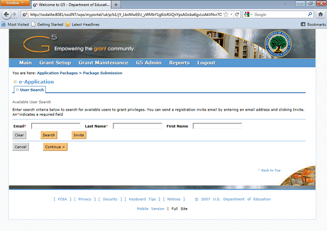 Screen image of this step