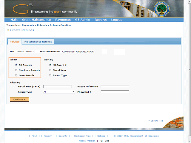 Screen image of this step