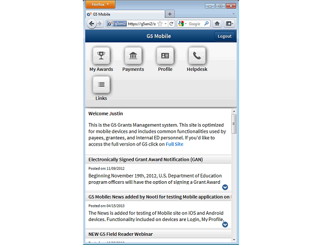 Screen image of this step