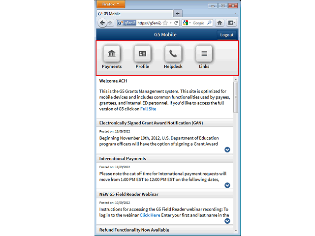 Screen image of this step