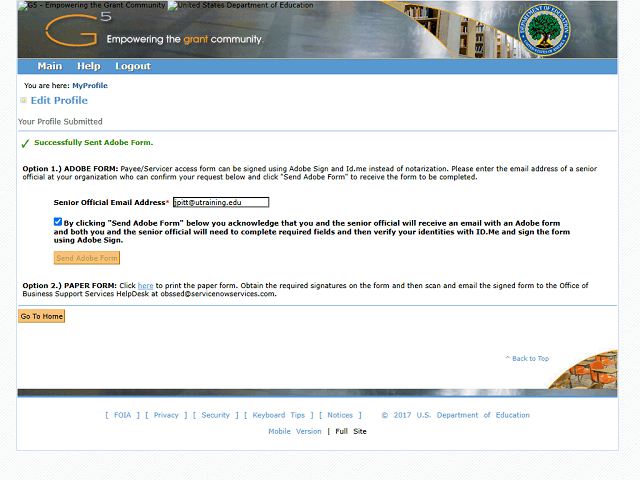 Screen image of this step