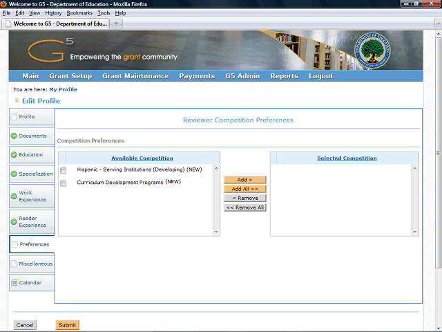 Screen image of this step