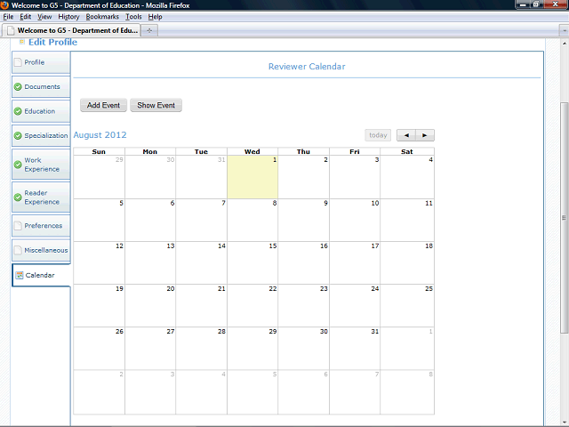 Screen image of this step