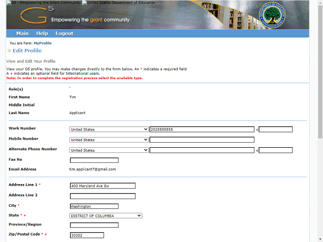 Screen image of this step