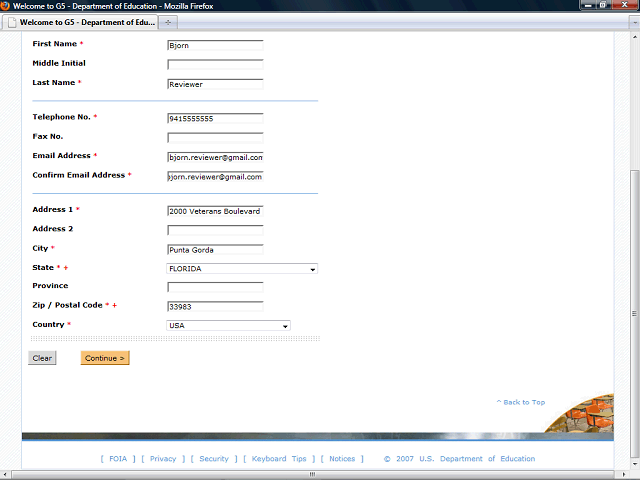 Screen image of this step