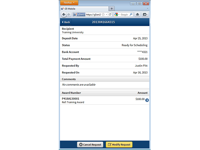 Screen image of this step