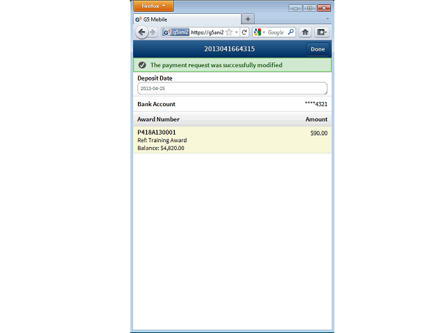 Screen image of this step
