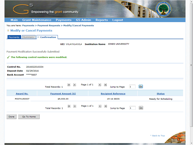 Screen image of this step