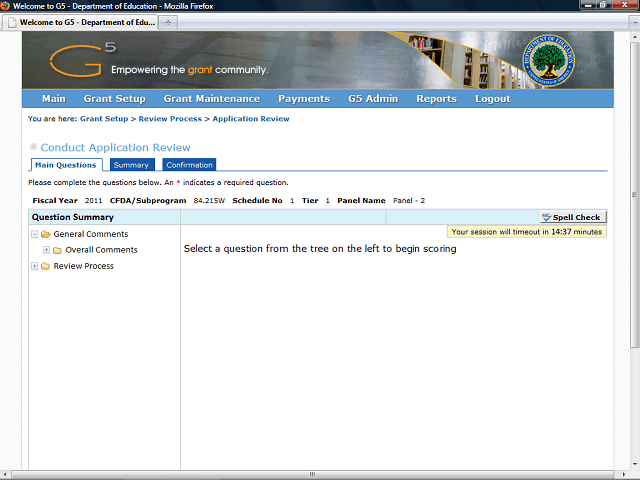 Screen image of this step