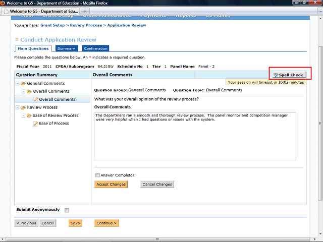 Screen image of this step
