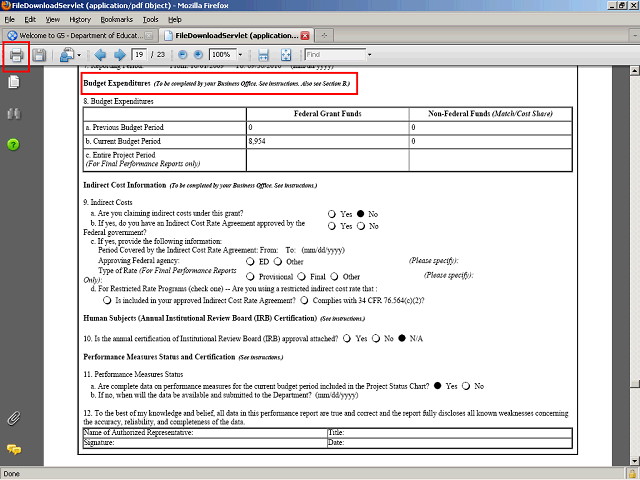 Screen image of this step