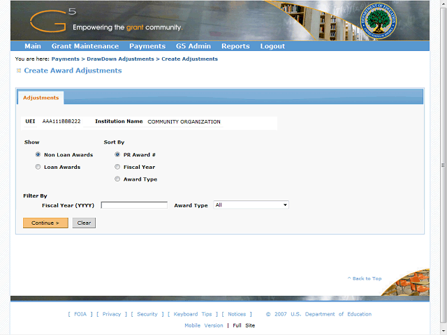 Screen image of this step