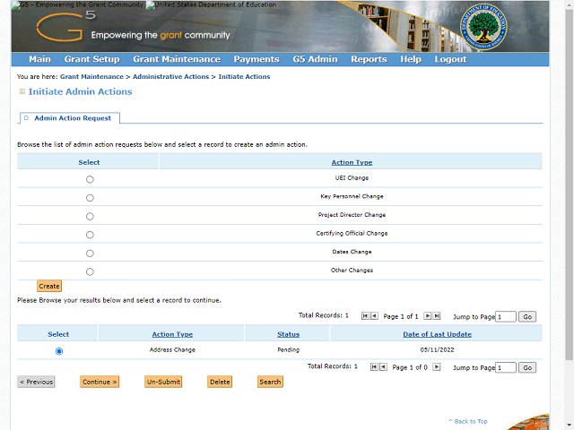 Screen image of this step