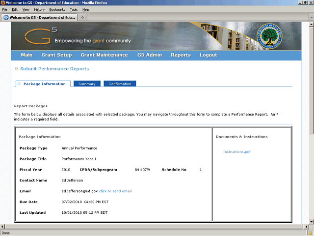 Screen image of this step