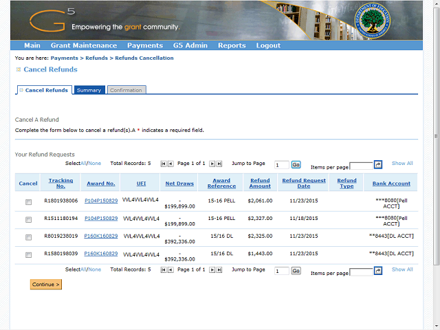 Screen image of this step