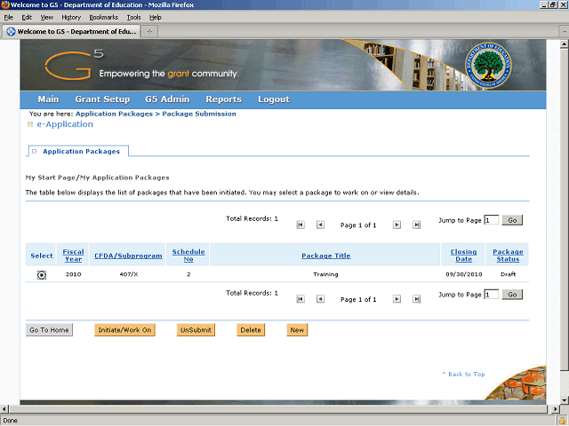 Screen image of this step