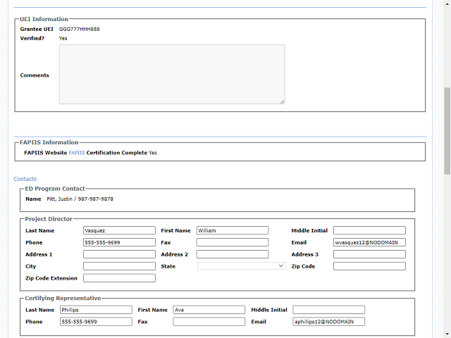 Screen image of this step